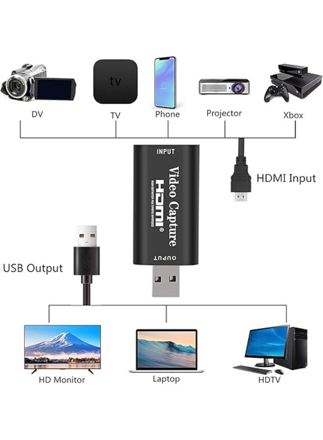 4K HDMI to USB 3.0 Video Capture Adapter – HD 1080P Recording – High-Resolution Digital Transfer Device - Image 2