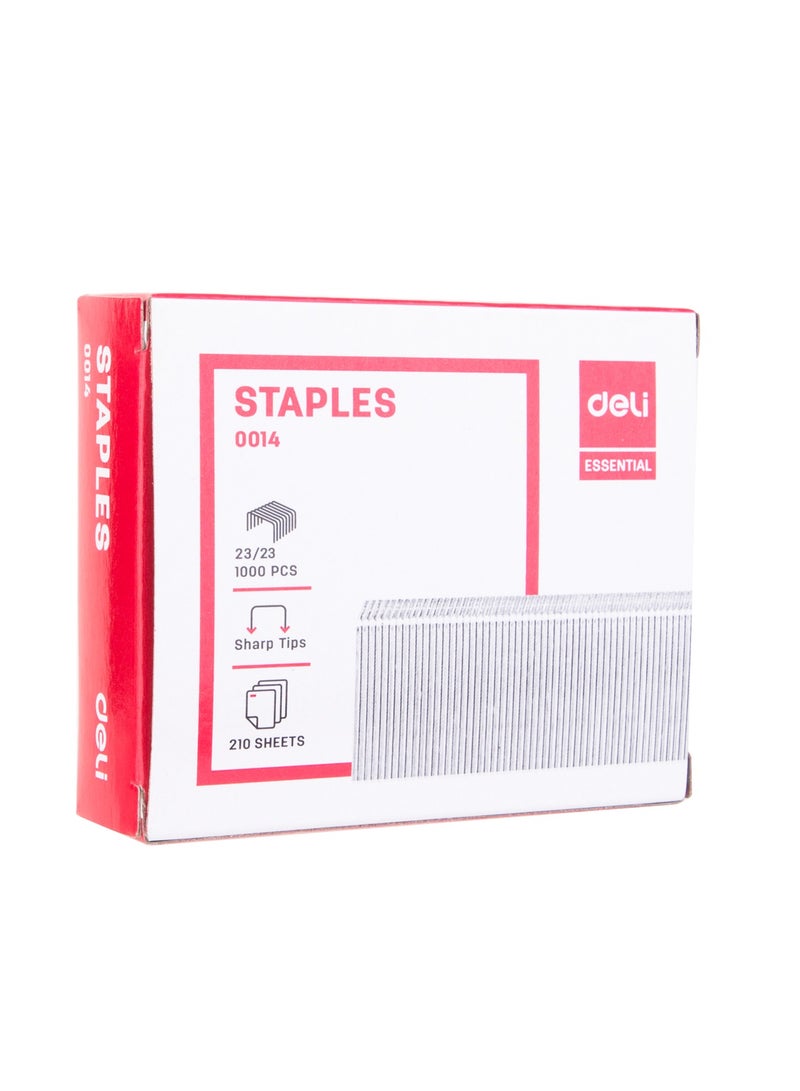 Deli E0014 Staples - 23/23, Silver - Image 5