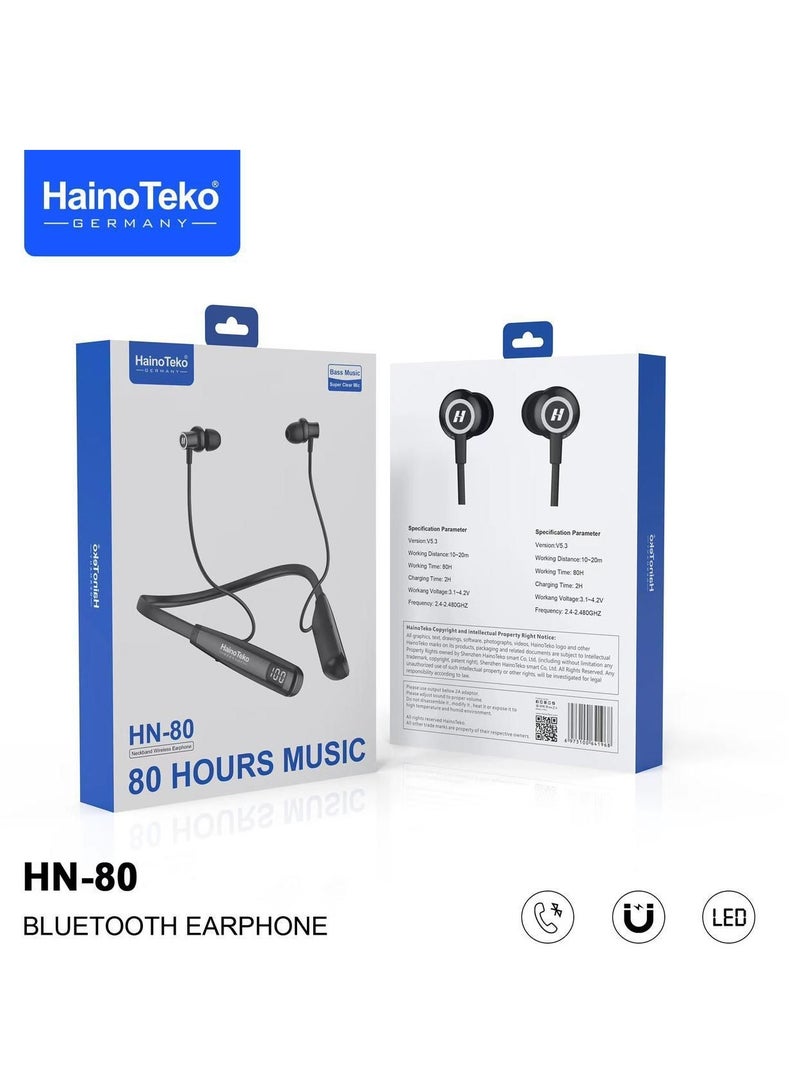 Haino Teko Haino Teko HN 80 Wireless Bluetooth Neckband Earphone