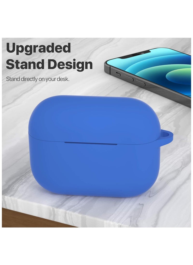 wexon Protective Shockproof Silicone Case Cover for Apple AirPods pro (1/2 Generation)  Blue  - Image 4