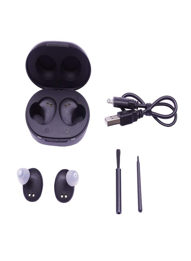 SMARTCARE Wireless HA07 Ear Bud Sound Amplifier: Rechargeable Hearing Aid for Enhanced Sound, Ideal for up to 35% Hearing Loss - Sleek Black Design - Image 3