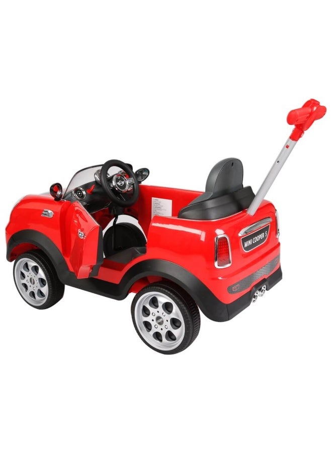 Mini Cooper Rollplay Mini Cooper Push Car (Red) - Image 5