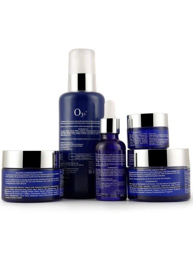 O3+ Diamond Luxury System Facial Kit For Bridal Makeup And Ultra Glow Treatments - Perfect For All Skin Type To Increase Shine And Glow On Face - Image 4
