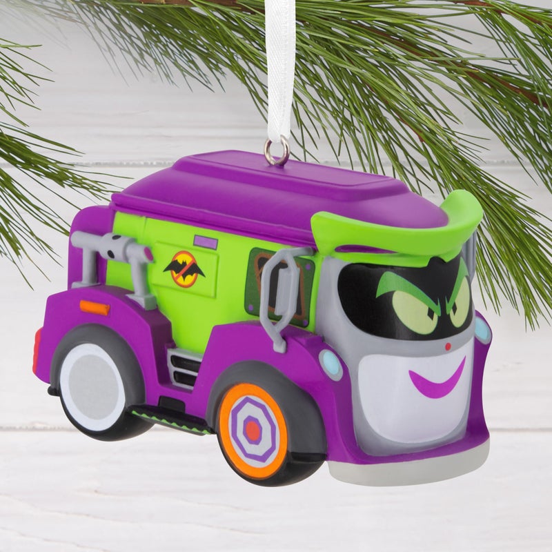 Hallmark DC Batwheels Prank The Joker Van Christmas Ornament - Image 5