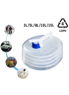 Daytoyz Collapsible Water Container, Portable 5L Collapsible Water Carrier with Tap, Non-Toxic BPA Free Bucket Camping, Walking, Climbing or Other Outdoor Travel Activities  - Image 2