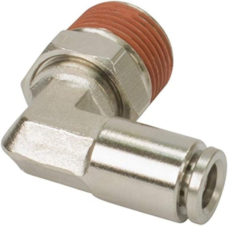 VIAIR 1/4" NPT to 1/4" Airline 90 Degree Swivel Elbow Fitting - Image 1