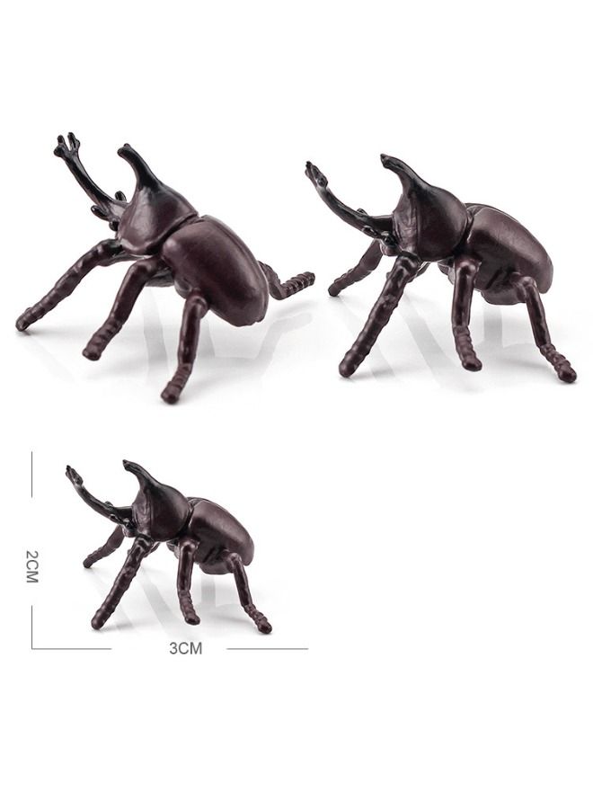 12 Pcs Insect Animal Model, Insect Animal Figures for Kids Toddlers Decorations Educational, Bee Beetle Mantis Spider Ladybug Butterfly Scorpion Dragonfly Plastic Model  - Image 3
