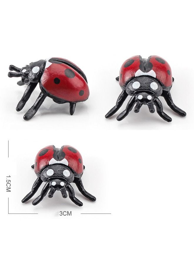 12 Pcs Insect Animal Model, Insect Animal Figures for Kids Toddlers Decorations Educational, Bee Beetle Mantis Spider Ladybug Butterfly Scorpion Dragonfly Plastic Model  - Image 4