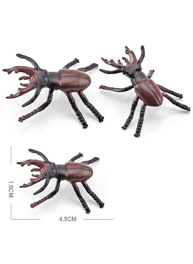 12 Pcs Insect Animal Model, Insect Animal Figures for Kids Toddlers Decorations Educational, Bee Beetle Mantis Spider Ladybug Butterfly Scorpion Dragonfly Plastic Model