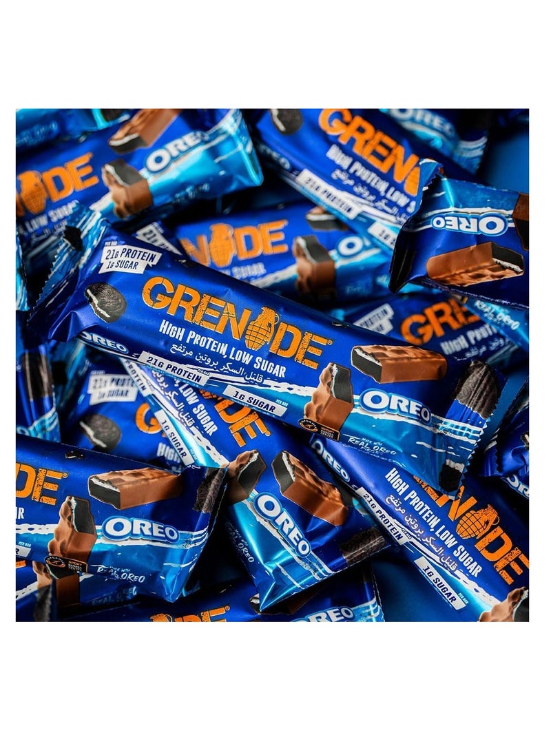 High Protein Low Sugar Bar OREO 60g Pack of 12