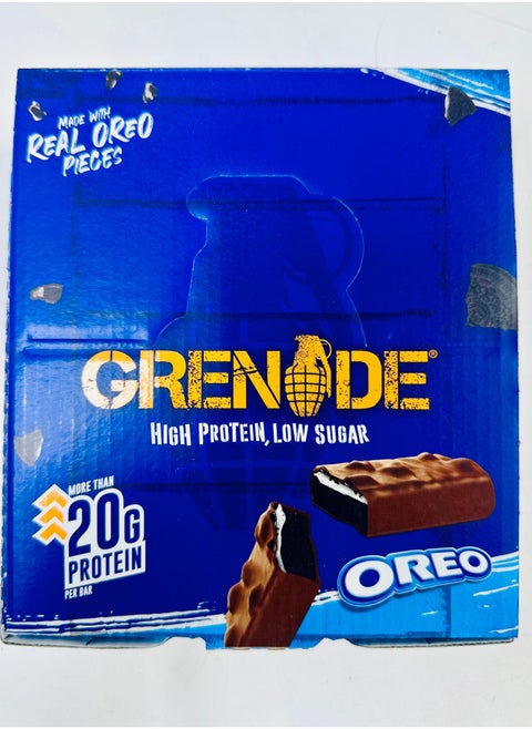 High Protein Low Sugar Bar OREO 60g Pack of 12