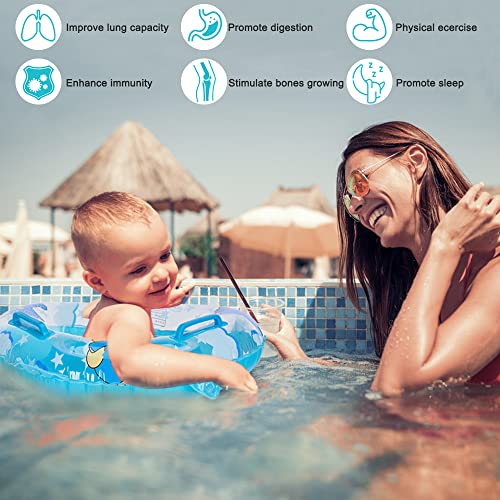 Sealive Infant Pool Float, Baby Swimming Ring with Toddler Seat Boat & Double Handle, Childrens' First Pool Floaties, Bathtub Toys Accessories for Kids Toddlers - Image 2