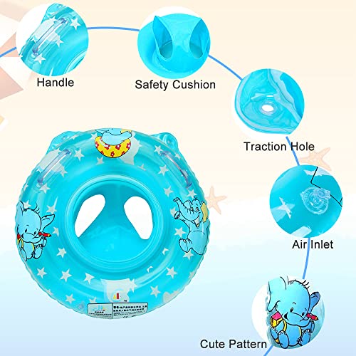 Sealive Infant Pool Float, Baby Swimming Ring with Toddler Seat Boat & Double Handle, Childrens' First Pool Floaties, Bathtub Toys Accessories for Kids Toddlers - Image 4