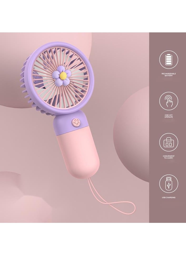 Generic Handheld USB Rechargeable Small Fan  - Image 1