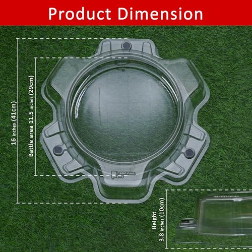 BLADEKING BEYS Beystadium - New Unbreakable Transparent Material Suitables For Metal-Fusion, Turboo, Dynamite Battle And Burstultimate Blade With Large Battle Areas, For Kid - Image 3