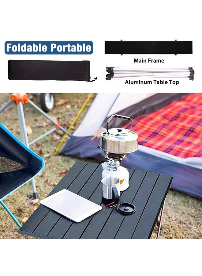 Proberos طاولة تخييم بروبيروس® قابلة للطي مع حقيبة محمولة، طاولة جانبية قابلة للطي خفيفة الوزن، طاولة نزهة من الألمنيوم رائعة للتخييم، النزهات، حقائب الظهر، الشاطئ، الحفلات، القوارب (صغيرة) - Image 5