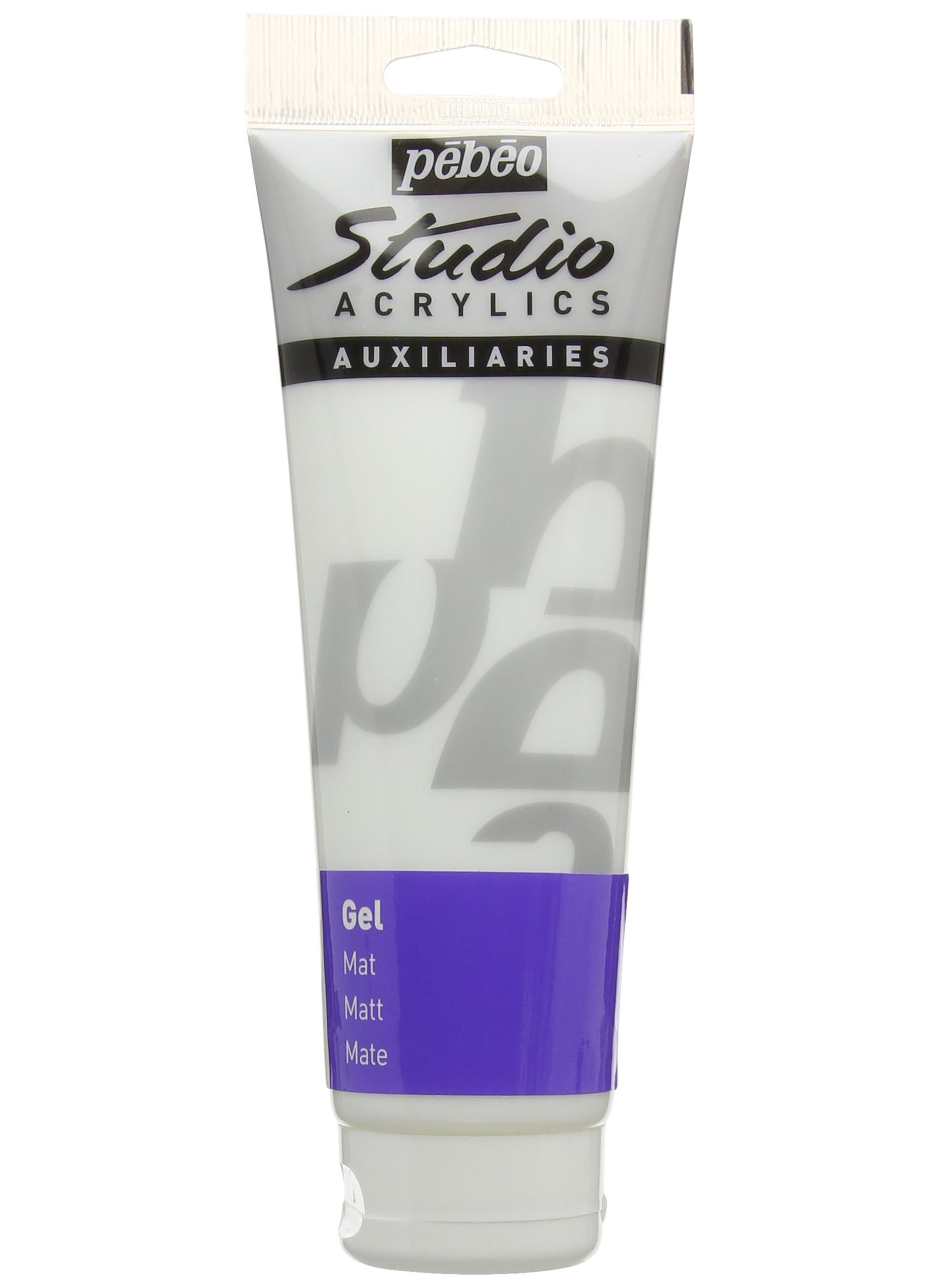 Pebeo Pebeo Studio Acrylics Auxiliaries, Matt Gel, 250 ml, 8.45 Fl Oz (Pack of 1)  - Image 1