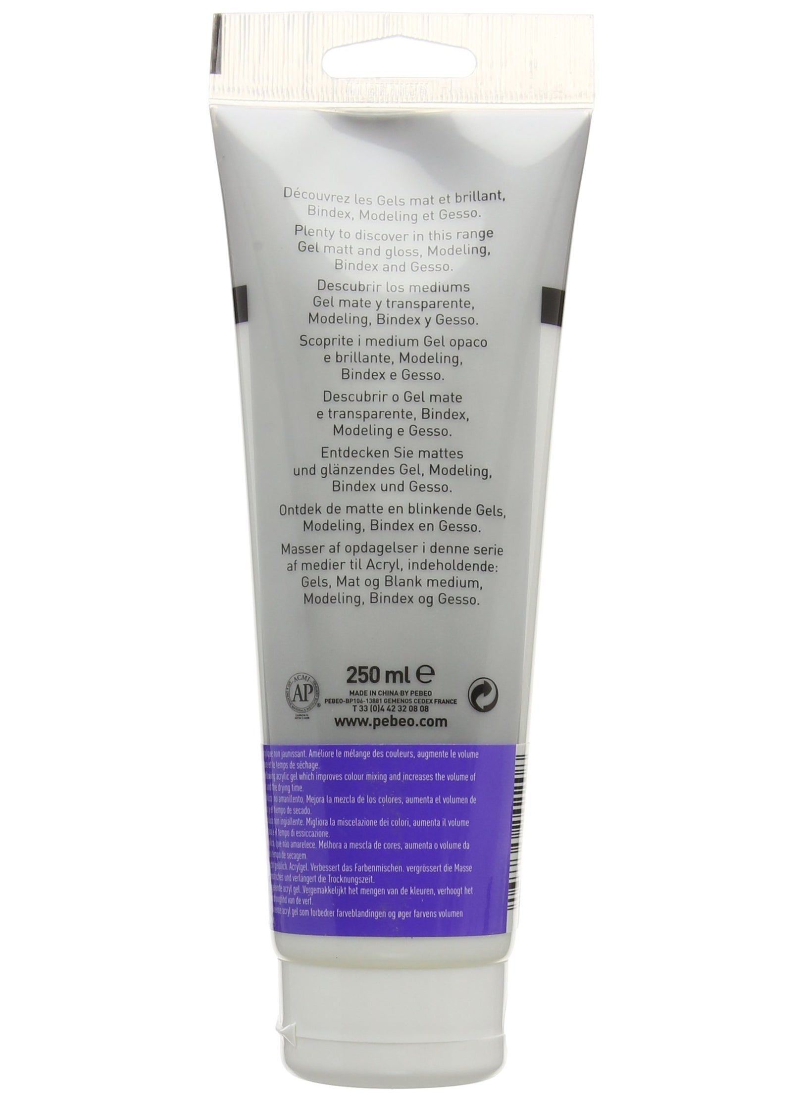 Pebeo Pebeo Studio Acrylics Auxiliaries, Matt Gel, 250 ml, 8.45 Fl Oz (Pack of 1)  - Image 2
