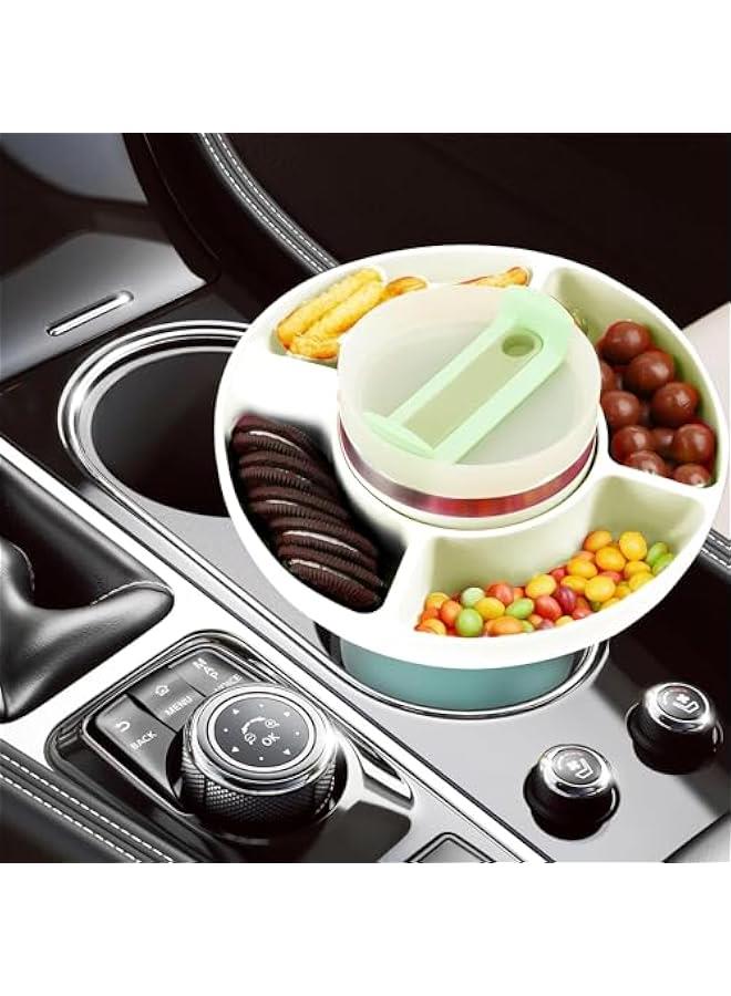 HOOKOR Snack Bowl For Stanley Cup 40oz With Handle, Silicone Snack Ring Reusable Snack Tray For Stanley Tumbler Accessories, Snack Platters for Stanley Quencher Adventure  - Image 5