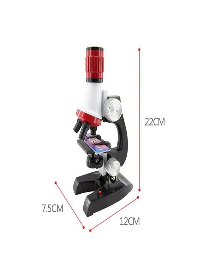 Microscope Kit - Beginner Science Kit, Educational Toy with Prepared Slides , Magnification 1200X， Microscope for Kids, Birthday Gifts - Image 2