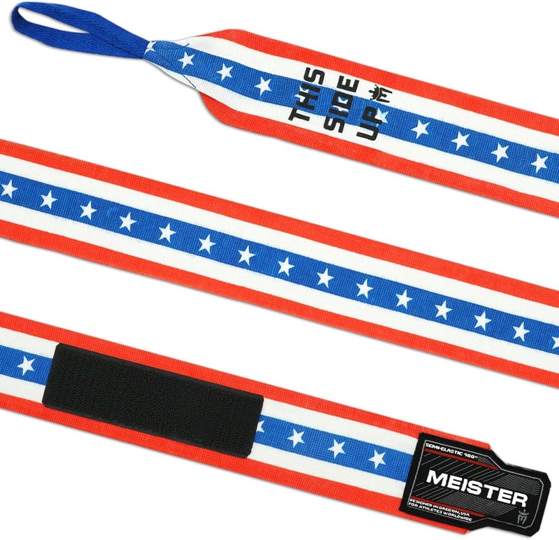 Meister Adult 180" Semi-Elastic Hand Wraps for MMA & Boxing (Pair) - Image 2
