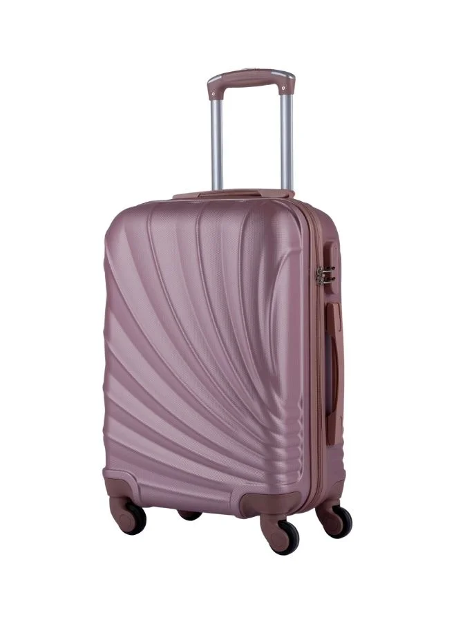 LIMRA Hardside 5 Piece Luggage Trolley Set Rosegold