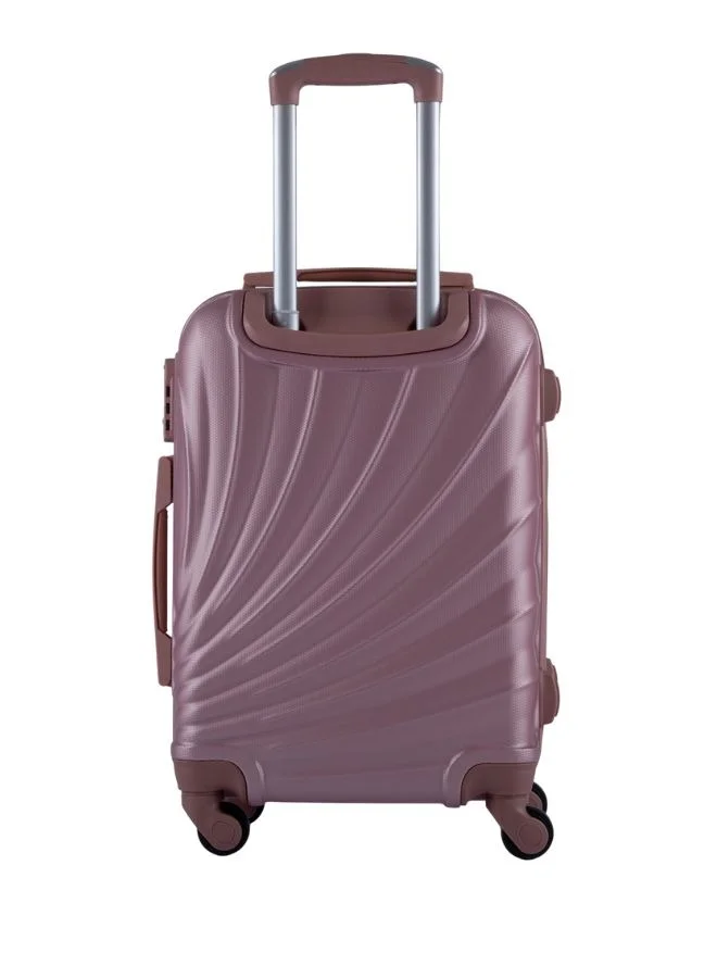 LIMRA Hardside 5 Piece Luggage Trolley Set Rosegold
