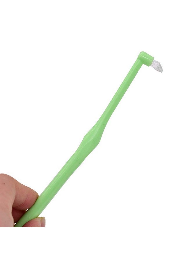 انجزيلي فرشاة أسنان أنغزهيلي إنترسبيس، 9 قطع، فرشاة أسنان تقويمية مدببة للمناطق التي يصعب الوصول إليها، فرشاة أسنان جاب لتقويم الأسنان والجسور والغرسات - Image 2