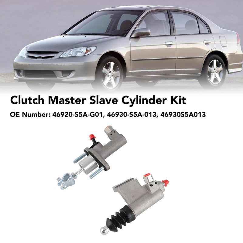 Clutch Master Slave Cylinder Kit for 2001 2005 Honda Civic 1 7L D17 Manual Transmission - Image 3
