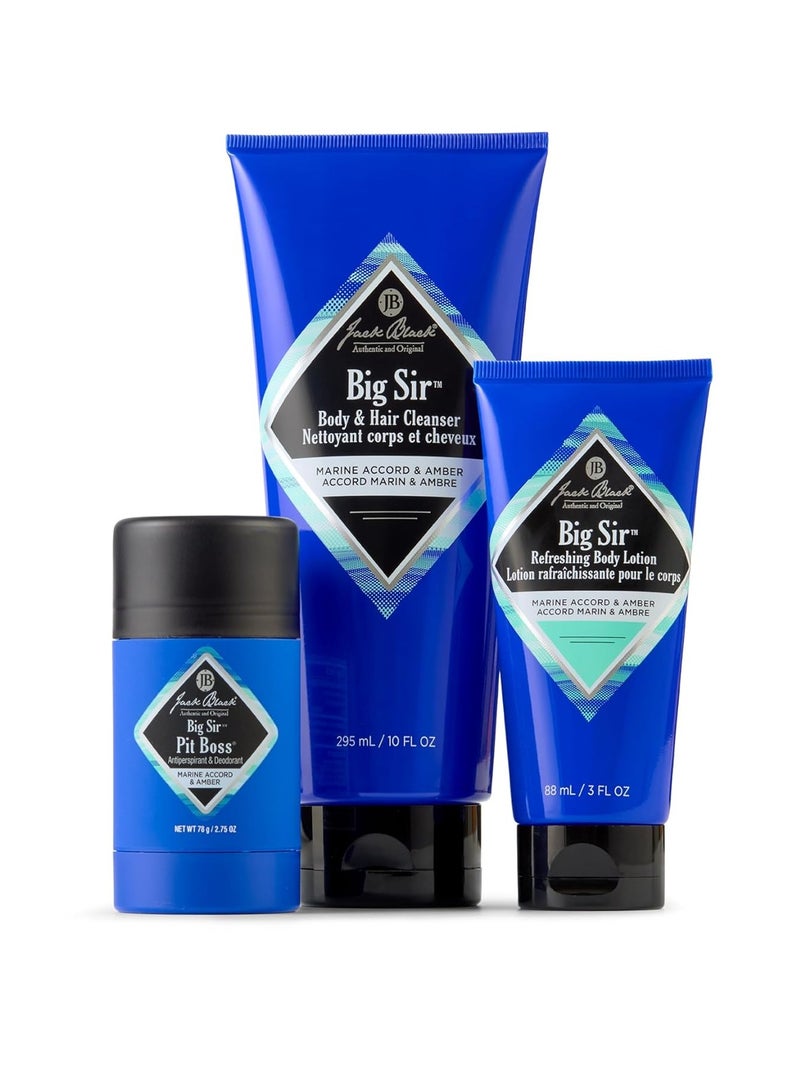 Jack Black Jack Black Big Sir Hair & Body Cleanser, Men’s Body Wash, Shampoo Wash, Dual-Purpose Men’s Cleanser, Wash Away Dirt & Sweatc - Image 2