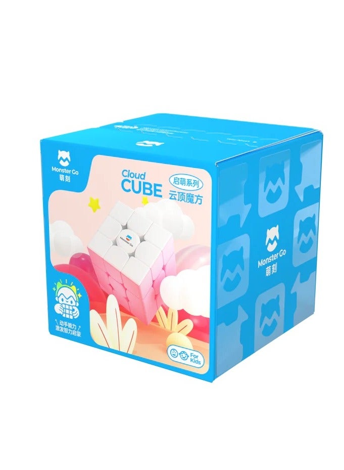 GANCUBE Monster Go By Gan Cloud Pink 3X3 Trainer Cube Starter Series - Image 2