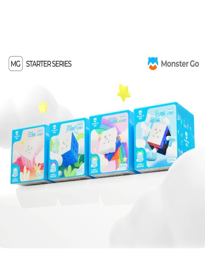 GANCUBE Monster Go By Gan Cloud Pink 3X3 Trainer Cube Starter Series - Image 5