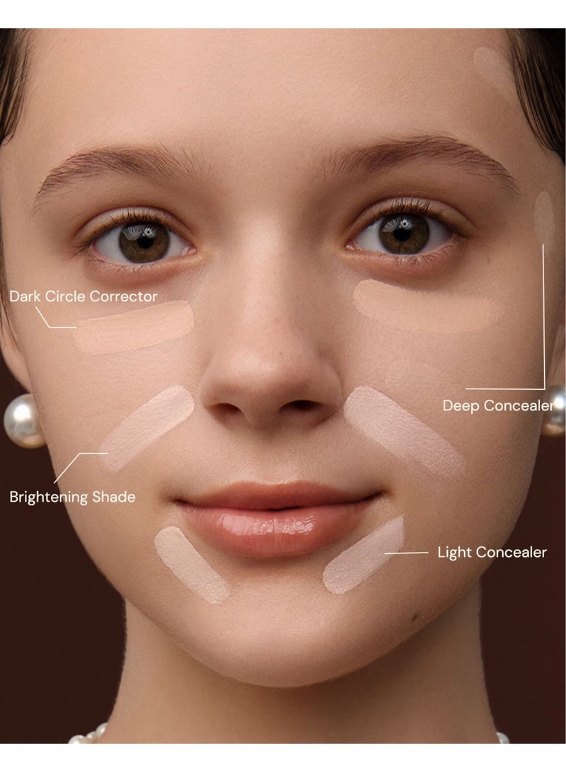 فلاور نوز باليت كونسيلر 4 ألوان من فلاور نوز – سويتي بير 02 كريمي ناما | تصحيح وإشراق وتغطية - Image 2