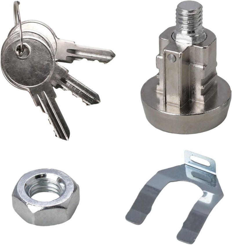 VIDABTE L-1172C National Mailbox Lock Replacement for CompX National USPS-L-1172C C9100, Replace Lock for COMPX NDCBU CBU Cluster Mailboxs - Clockwise with 3 Keys - Image 2