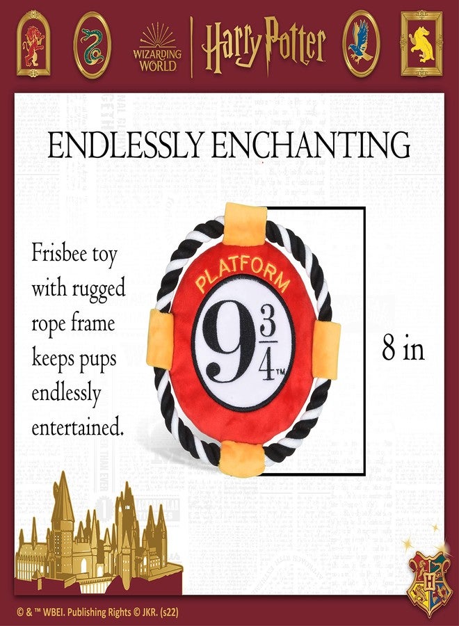 Harry Potter 9 3/4 Platform Frisbee Pet Toy in Themed Design - Plush Rope Dog Toys for Pets - Accessories for Hogwarts Houses - Image 4