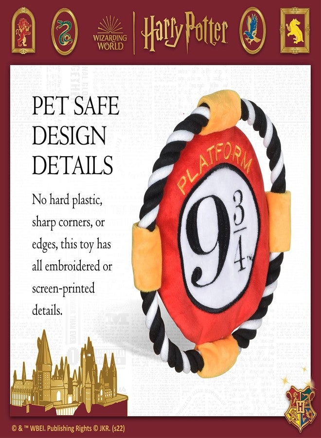 Harry Potter 9 3/4 Platform Frisbee Pet Toy in Themed Design - Plush Rope Dog Toys for Pets - Accessories for Hogwarts Houses - Image 3