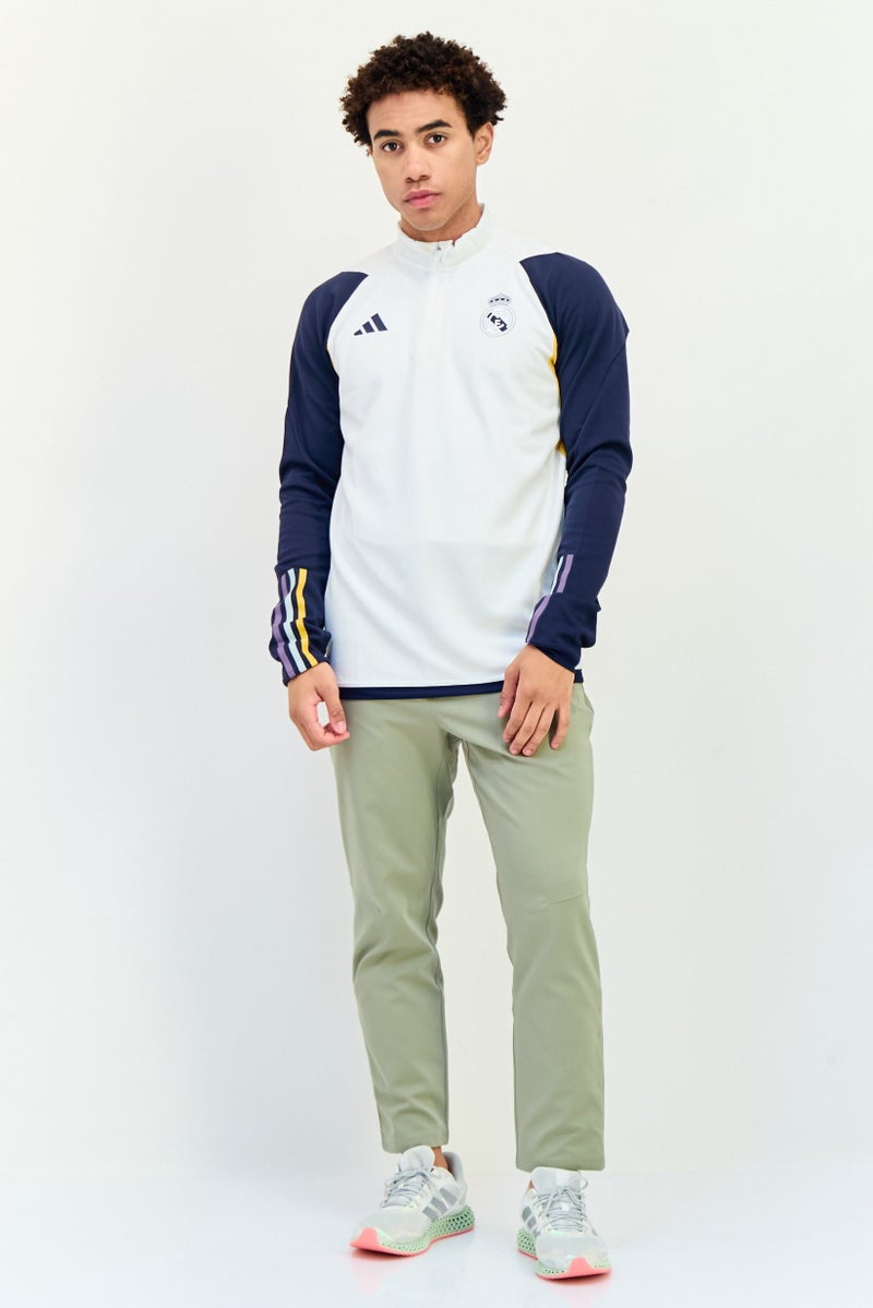 Adidas Men Sportswear Fit Long Sleeves Training Sweatshirts, Multicolor  - Image 4