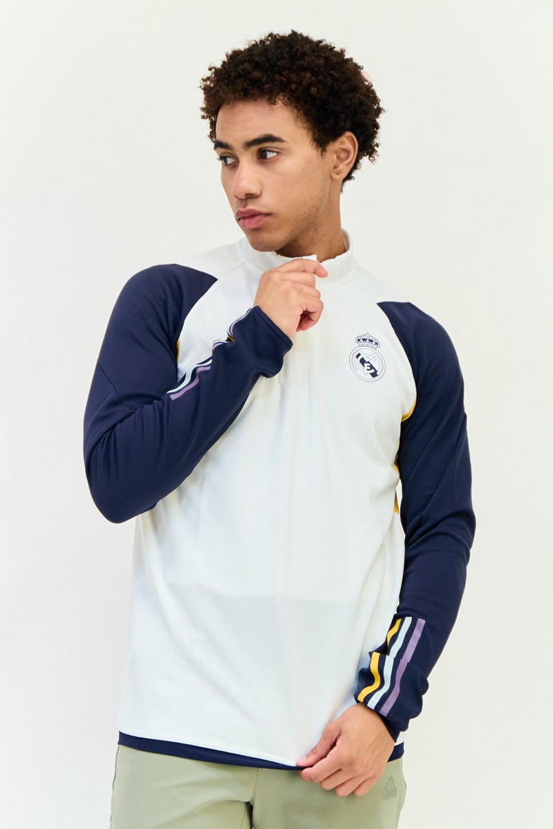 Adidas Men Sportswear Fit Long Sleeves Training Sweatshirts, Multicolor  - Image 1