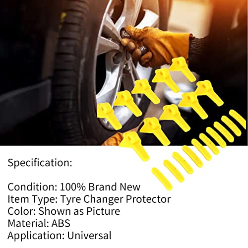 KIMISS Tire Changer Protector, 20pcs Tyre Changer Mount Demount Head Duck Insert Rim Protector - Image 3
