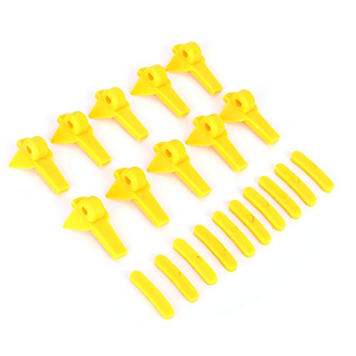 KIMISS Tire Changer Protector, 20pcs Tyre Changer Mount Demount Head Duck Insert Rim Protector - Image 1