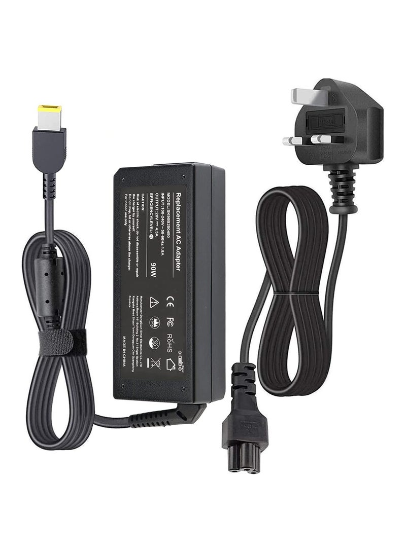 FB Replacement 90W 20V 4.5A USB AC Adapter Charger For Lenovo Thinkpad T440/T440S/L440 E470 X250 T560 T550 E560 E540/L560/L540/E450 N20P X240 X260, Edge E440/E460