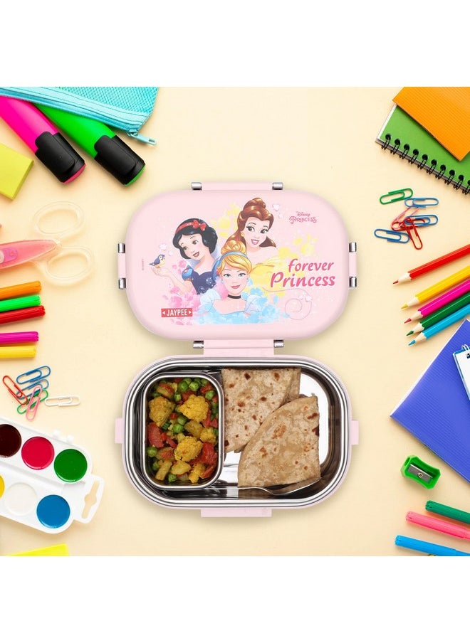 JAYPEE JAYPEE Stainless Steel Insulated Lunch Box for Kids Missteel Forever Princess Light Pink, 500 ml, Suitable for School, Offices and picnics,  - Image 2