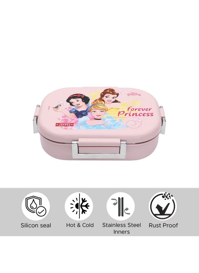 JAYPEE JAYPEE Stainless Steel Insulated Lunch Box for Kids Missteel Forever Princess Light Pink, 500 ml, Suitable for School, Offices and picnics,  - Image 3