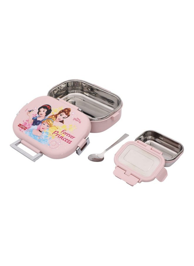 JAYPEE JAYPEE Stainless Steel Insulated Lunch Box for Kids Missteel Forever Princess Light Pink, 500 ml, Suitable for School, Offices and picnics,  - Image 5