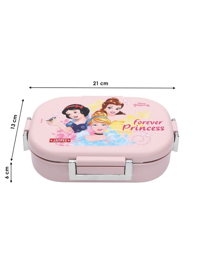 JAYPEE JAYPEE Stainless Steel Insulated Lunch Box for Kids Missteel Forever Princess Light Pink, 500 ml, Suitable for School, Offices and picnics,  - Image 4