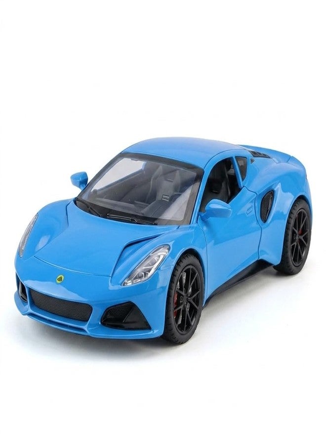 Wizplex Lotus Emira 1:24 Scale Officially Licensed Die-Cast Metal Car Model with Sound Light Pull-Back & Openable Doors & Hood - Image 1