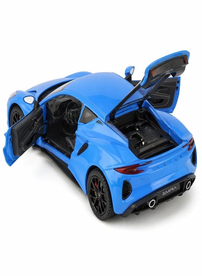 Wizplex Lotus Emira 1:24 Scale Officially Licensed Die-Cast Metal Car Model with Sound Light Pull-Back & Openable Doors & Hood - Image 2