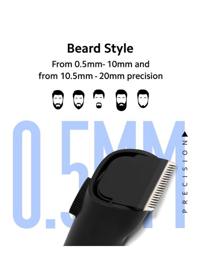 Xiaomi Beard 2C MI 2C Trimmer 90 min Runtime 40 Length Settings  (Black) - Image 4