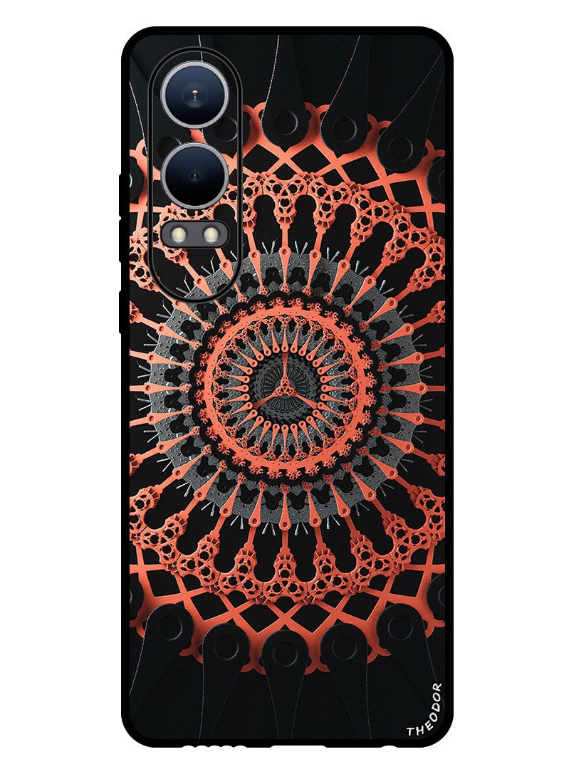 Theodor Protective Case Anti Scratch Shock Proof Bumper Cover For Oppo K12x (China) pattern_structure_3d  - Image 1