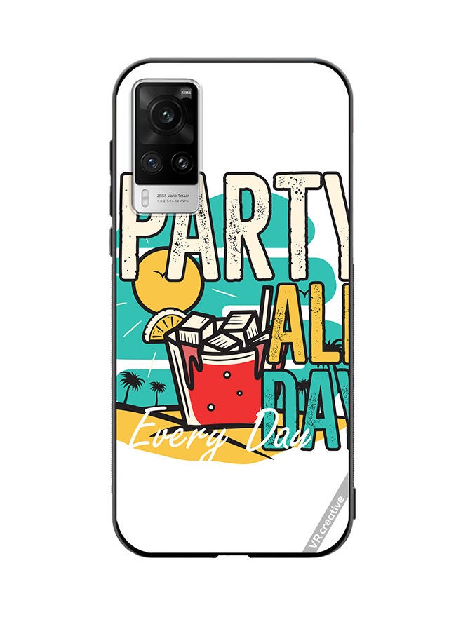 VR CREATIVE Protective Case Cover For Vivo X60 Pro Part All Day Everyday Design Multicolour - Image 1